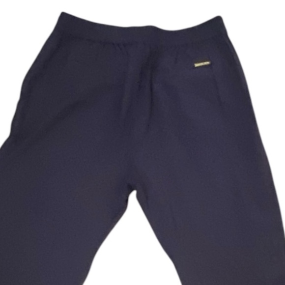Michael Kors navy blue rayon lightweight zippered jogger pant. Sz.8 - Picture 5 of 15